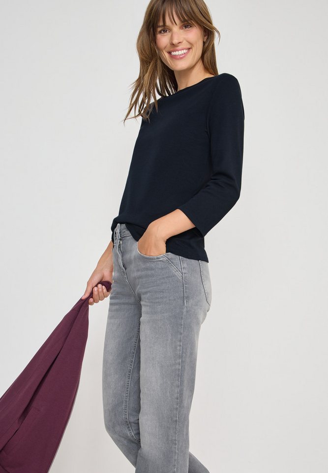 CECIL 3/4-Arm-Shirt mit U-Boot-Ausschnitt von CECIL