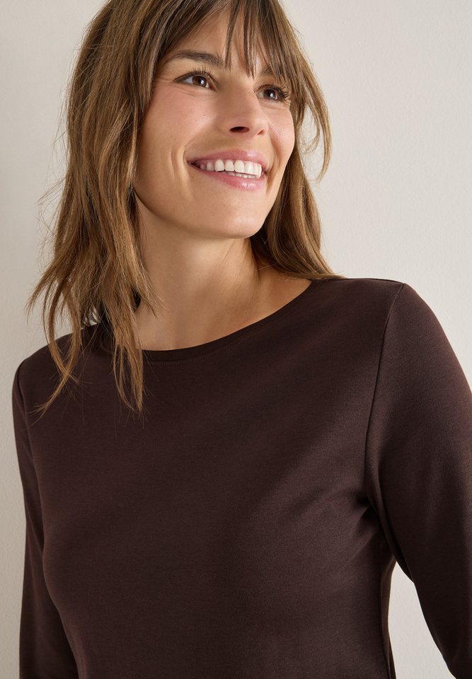 CECIL 3/4-Arm-Shirt mit U-Boot-Ausschnitt von CECIL