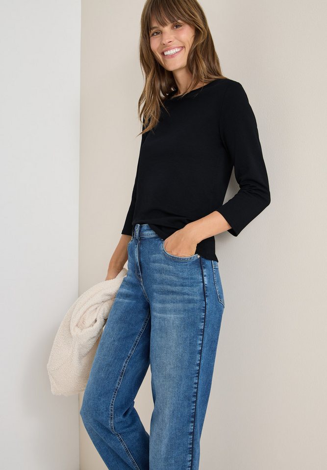 CECIL 3/4-Arm-Shirt mit U-Boot-Ausschnitt von CECIL