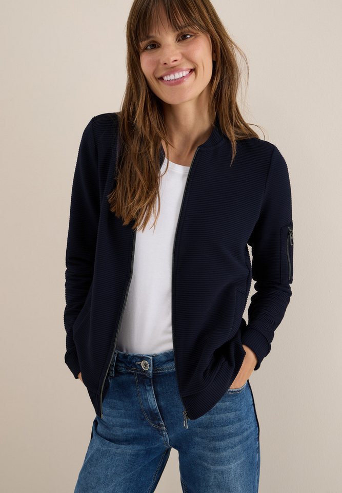 CECIL Blouson mit Reißverschluss, im Ottoman-Look von CECIL