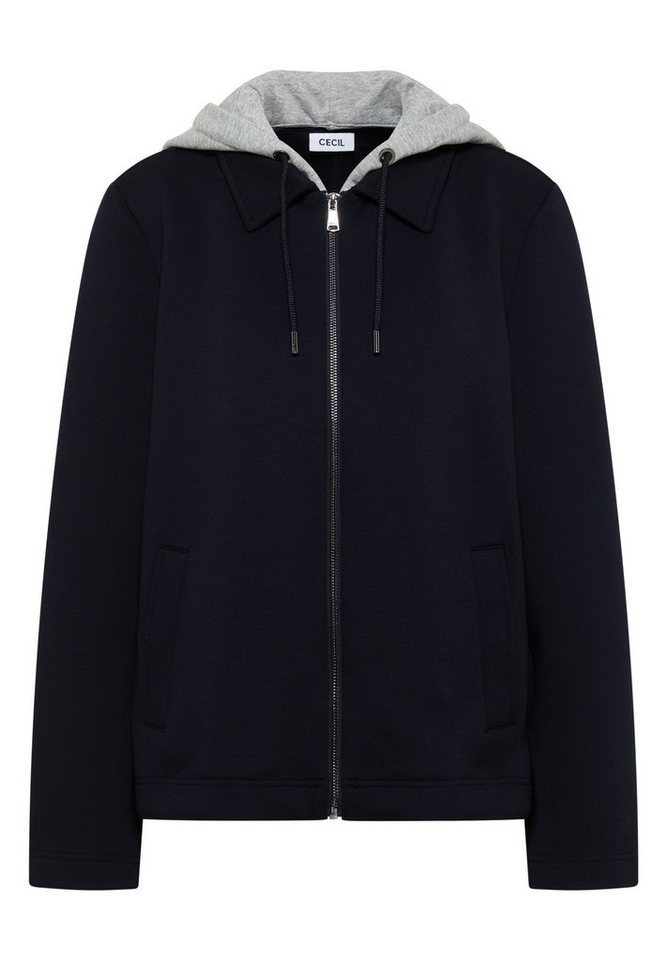 CECIL Blusenblazer Short Scuba Trench w. Sweat In von CECIL