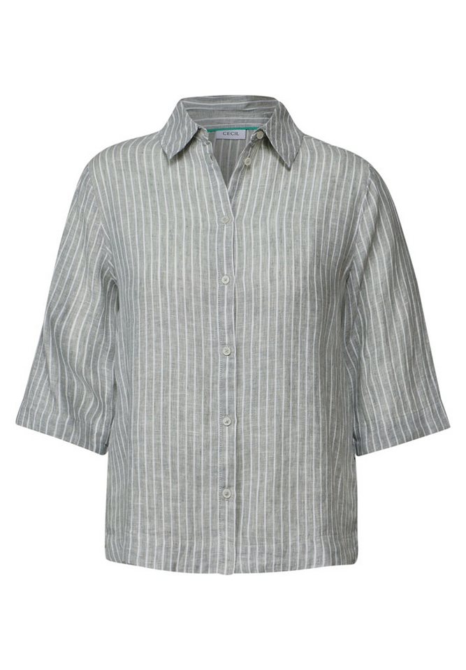 CECIL Blusenshirt LINEN_ Stripe Short Style von CECIL