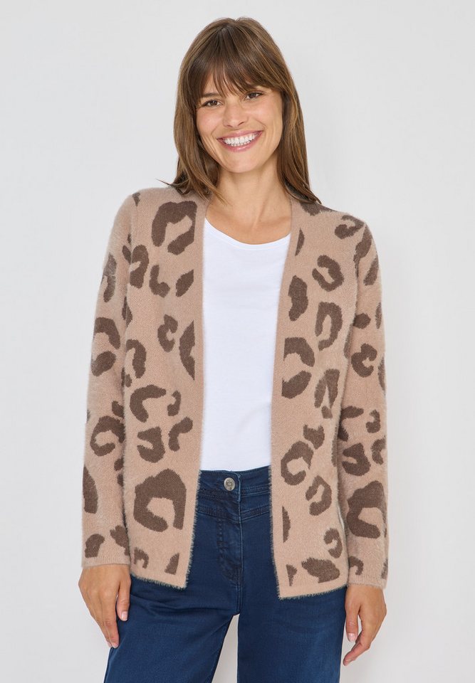 CECIL Cardigan mit Leomuster von CECIL