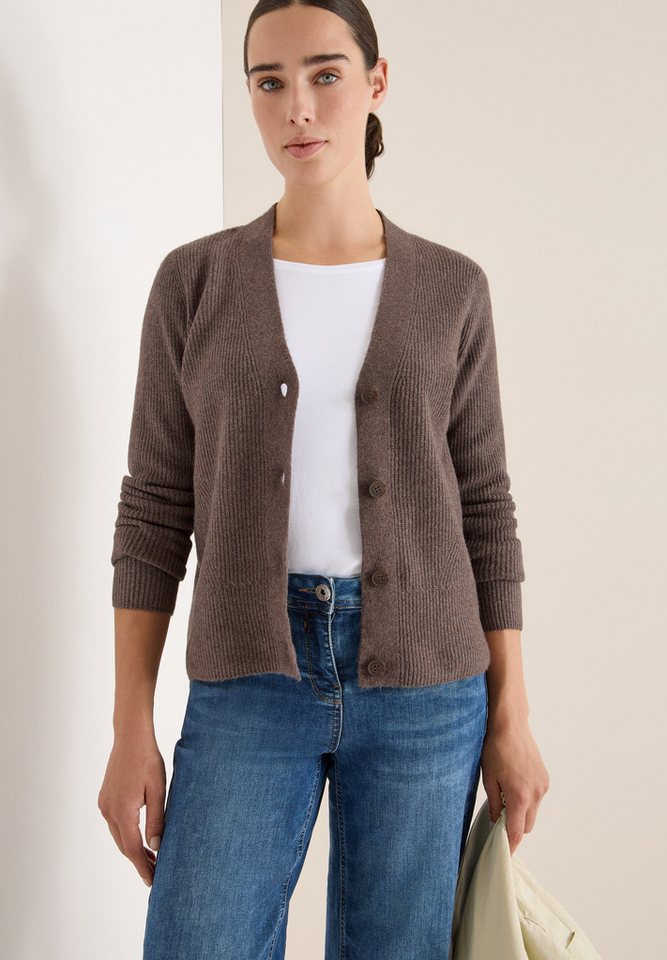 CECIL Cardigan mit Strukturdetail und Knopfleiste von CECIL