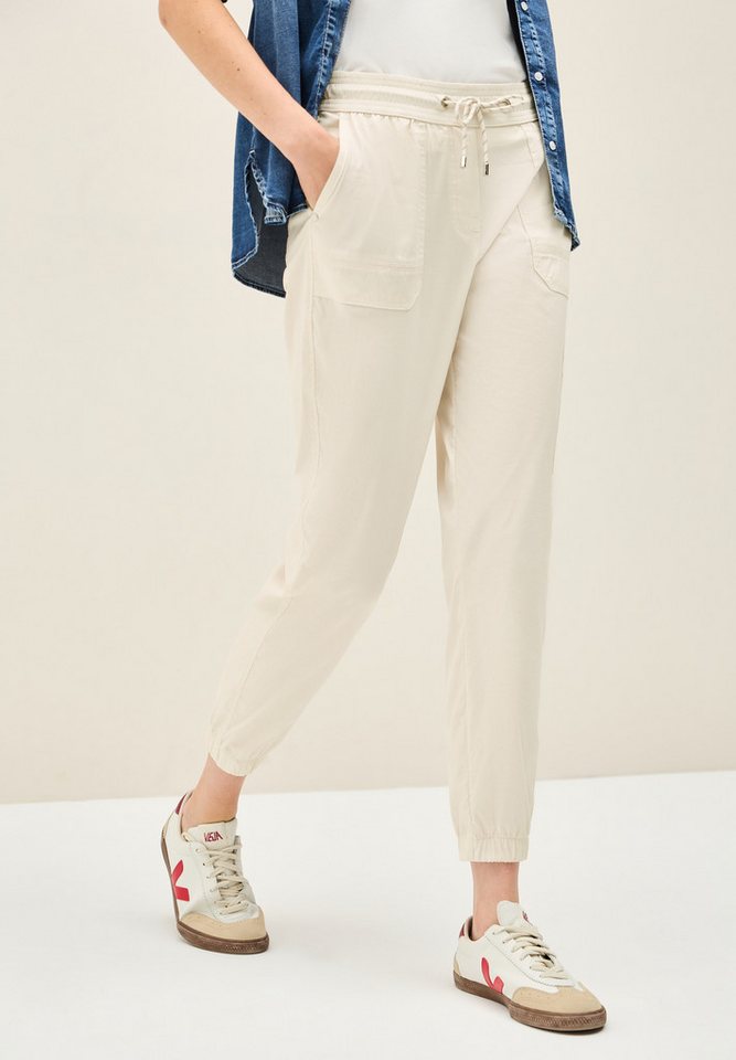 CECIL Cargohose Style Tracey mit elastischer Bund mit Tunnelzug von CECIL