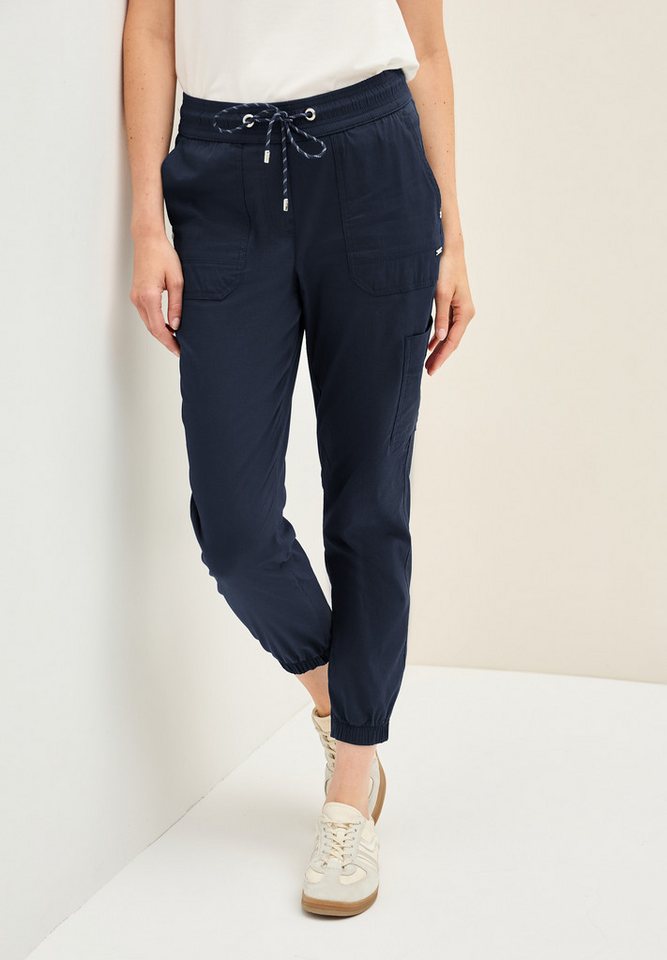 CECIL Cargohose Style Tracey mit elastischer Bund mit Tunnelzug von CECIL