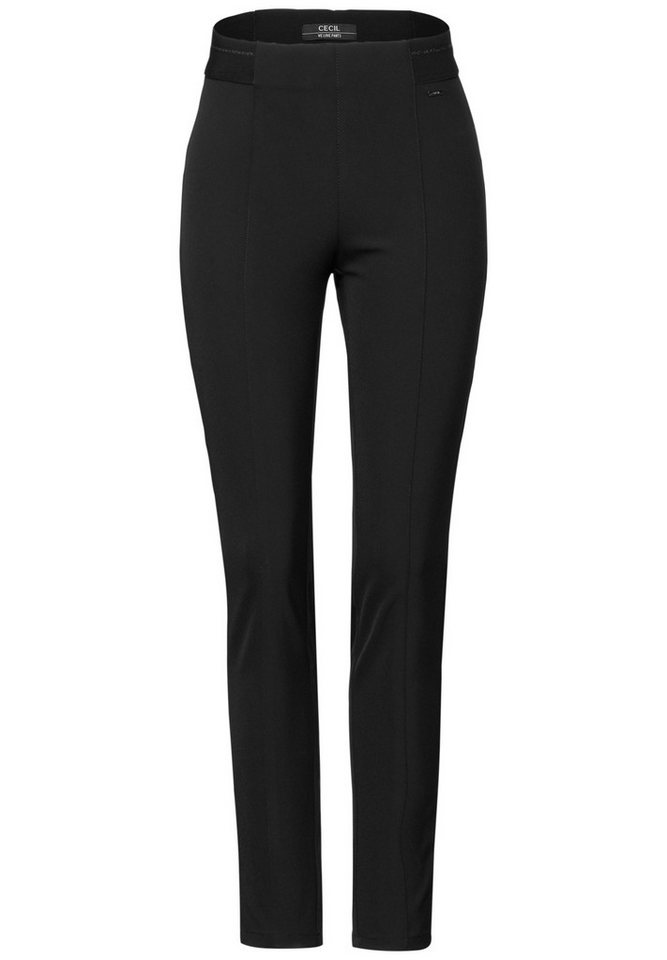 CECIL Chinos Style Vicky HW Black von CECIL