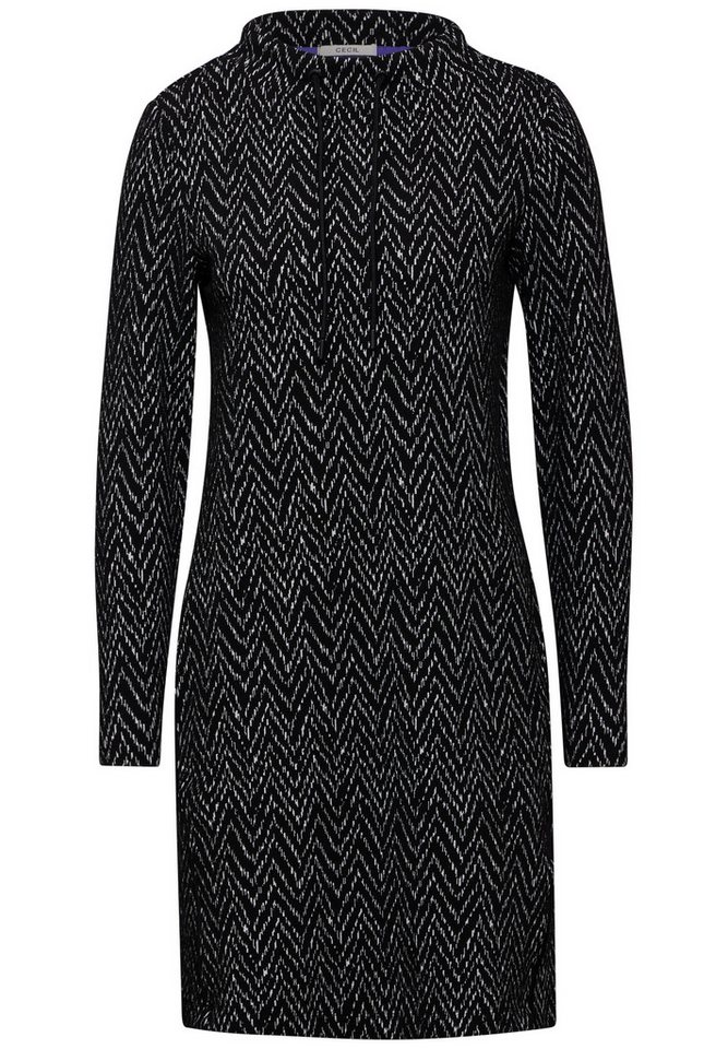 CECIL Cocktailkleid EOS_Jacquard Dress Black von CECIL