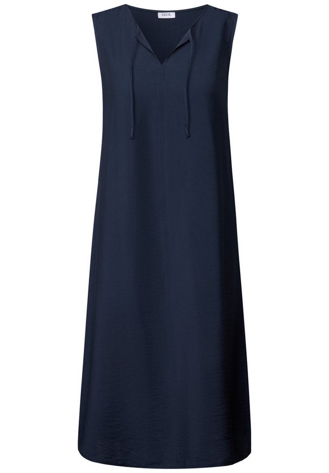 CECIL Cocktailkleid TOS Solid Softwave Dress urban navy blue von CECIL