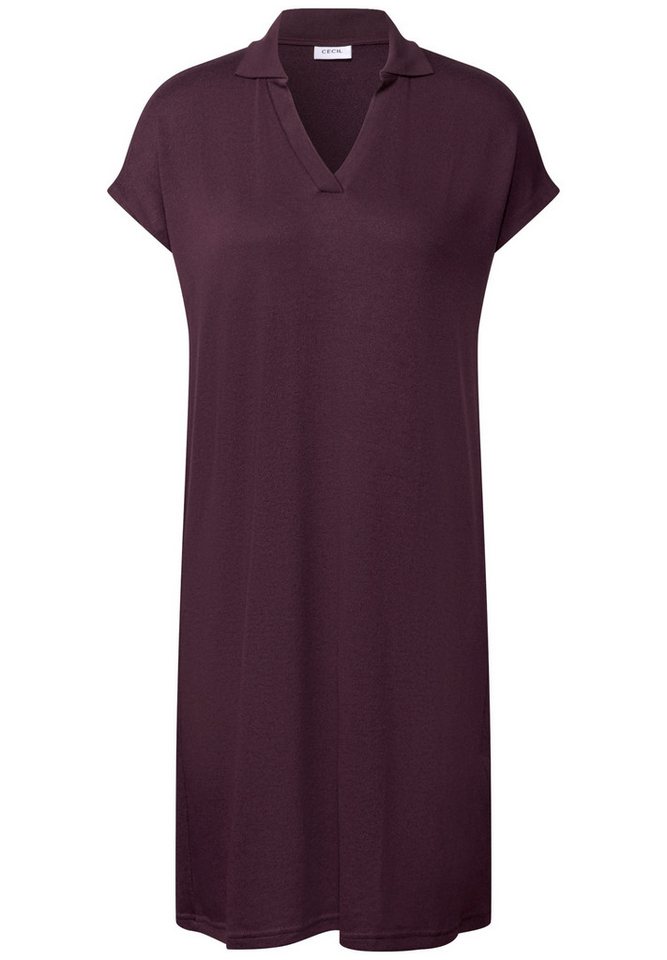 CECIL Cocktailkleid TOS Summer Knit Dress mulberry red von CECIL