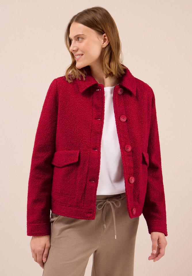 CECIL Fellimitatjacke mit Knopfleiste von CECIL