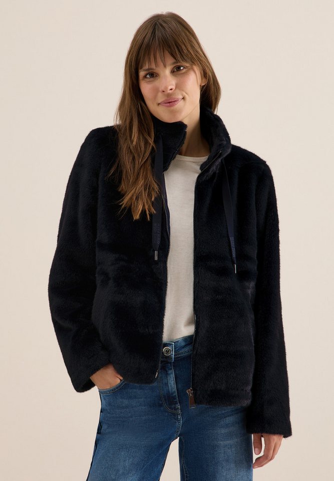 CECIL Fellimitatjacke mit Stehkragen von CECIL