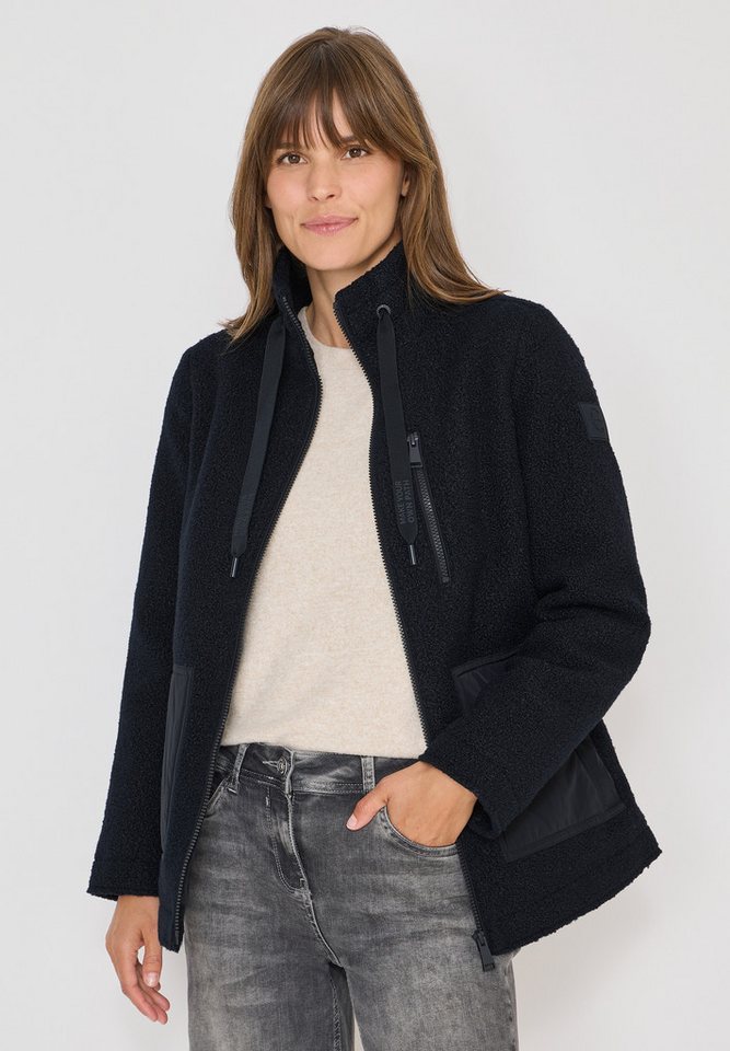 CECIL Fellimitatjacke mit Stehkragen von CECIL