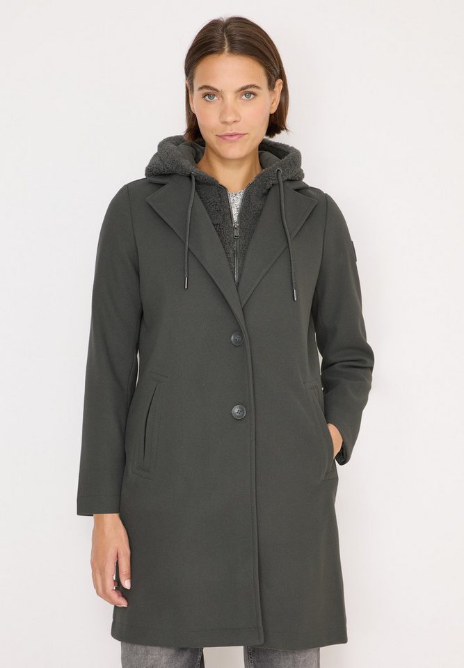 CECIL Fellimitatmantel mit Taschen-Detail von CECIL