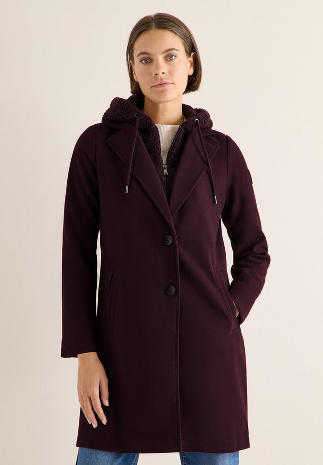 CECIL Fellimitatmantel mit Taschen-Detail von CECIL