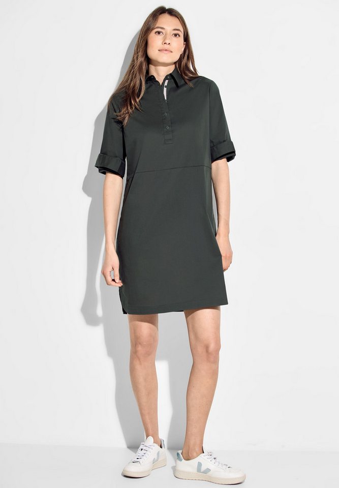 CECIL Hemdblusenkleid Sommerkleid mit Turn-Up Ärmel von CECIL