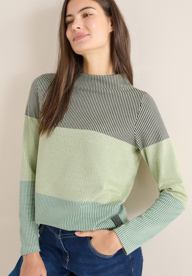 CECIL Jacquardpullover im Colorblocking-Look von CECIL