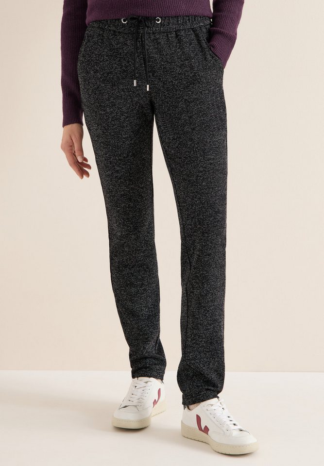 CECIL Jogger Pants in Salt und Pepper-Optik von CECIL