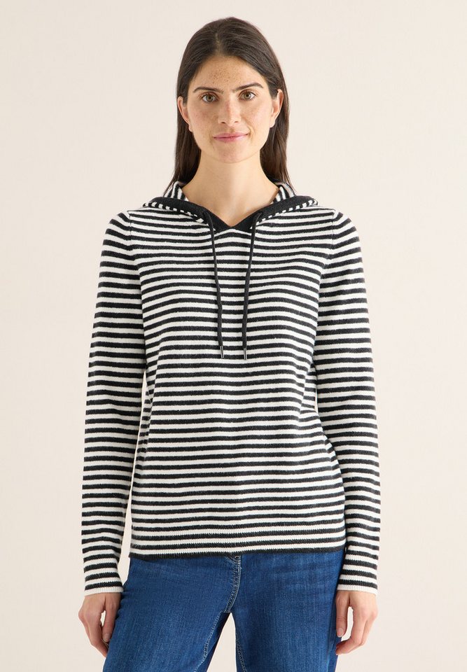 CECIL Kapuzenpullover mit Kapuze mit Tunnelzugband von CECIL