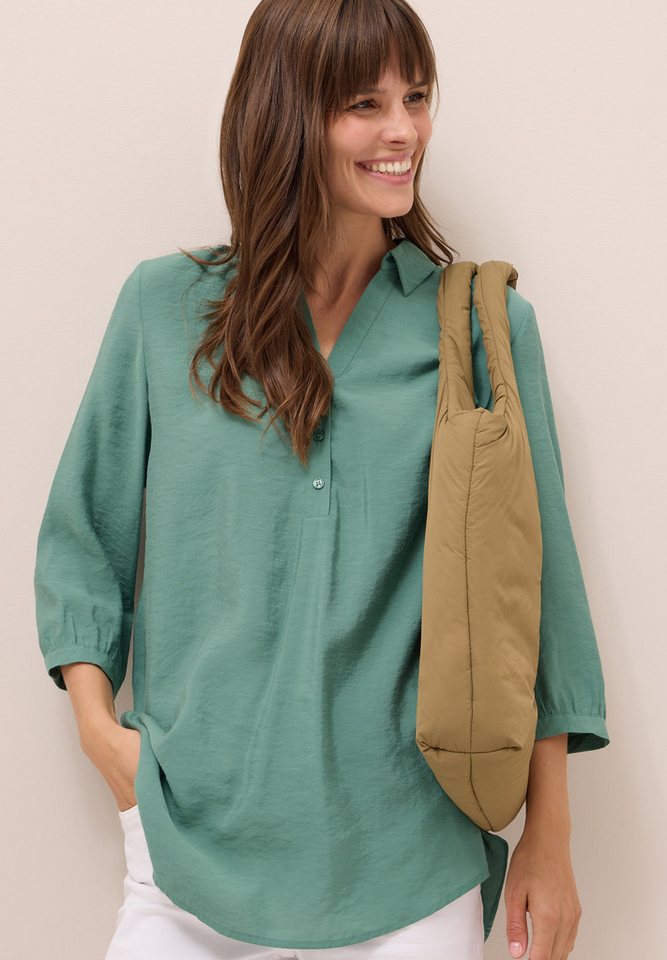 CECIL Klassische Bluse mit abgerundetem Saum von CECIL