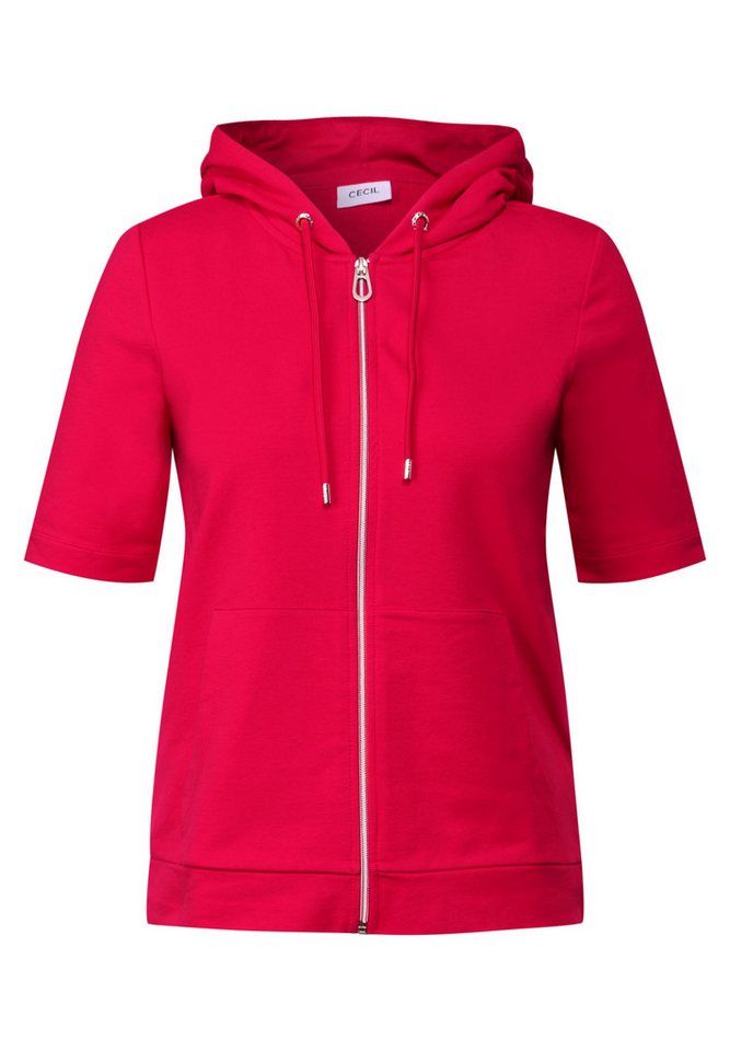 CECIL Kurzarmshirt Short Sleeved Hoody Jacket von CECIL