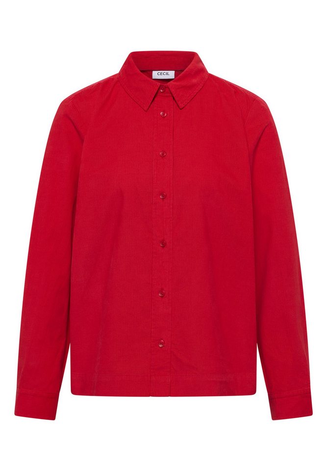 CECIL Langarmbluse - Damen Cordbluse mit Hemdkragen von CECIL