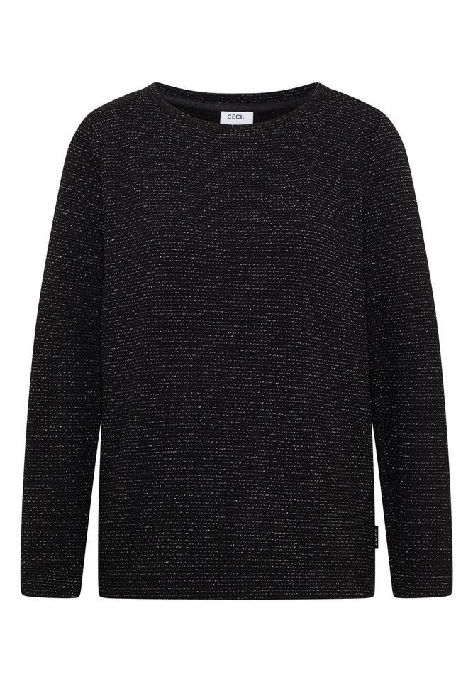 CECIL Langarmshirt - Langarmshirt - Damen - Glitzer - Cecil CECIL Langarmshirt - Langarmshirt - Damen - Glitzer - Cecil von CECIL