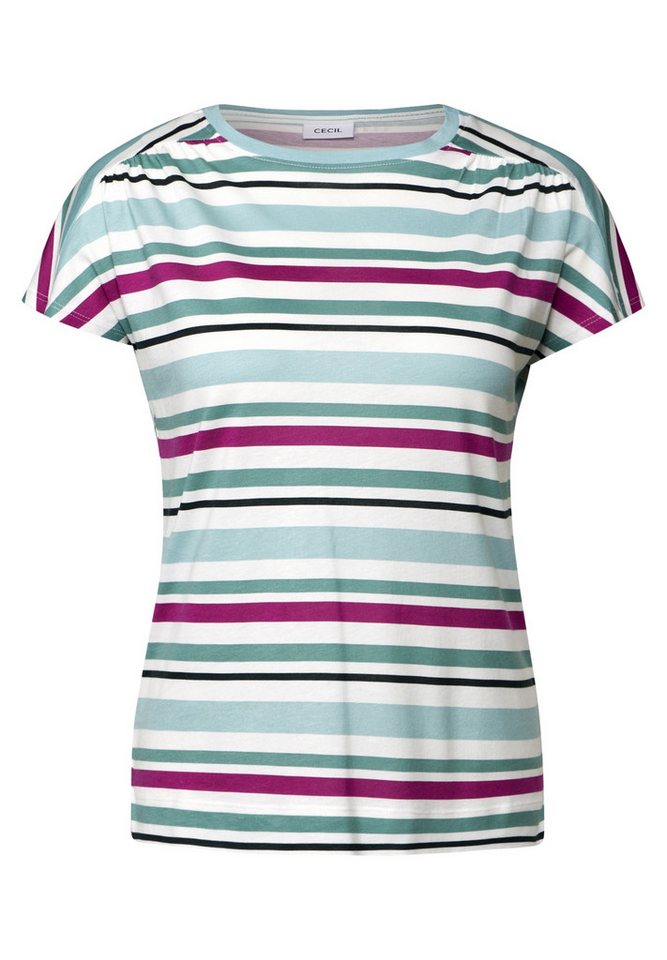 CECIL Langarmshirt Multi Stripe Shape Shirt von CECIL