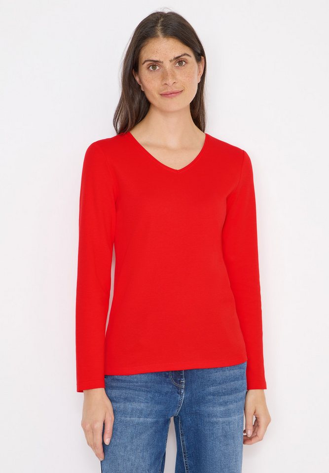 CECIL Langarmshirt aus reiner Baumwolle von CECIL