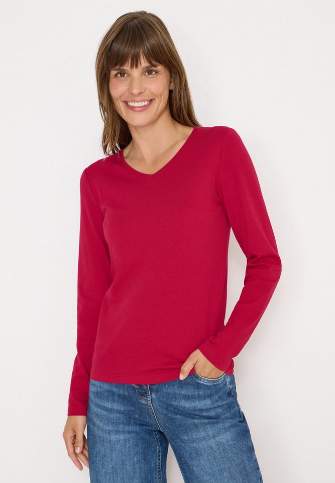 CECIL Langarmshirt aus reiner Baumwolle von CECIL