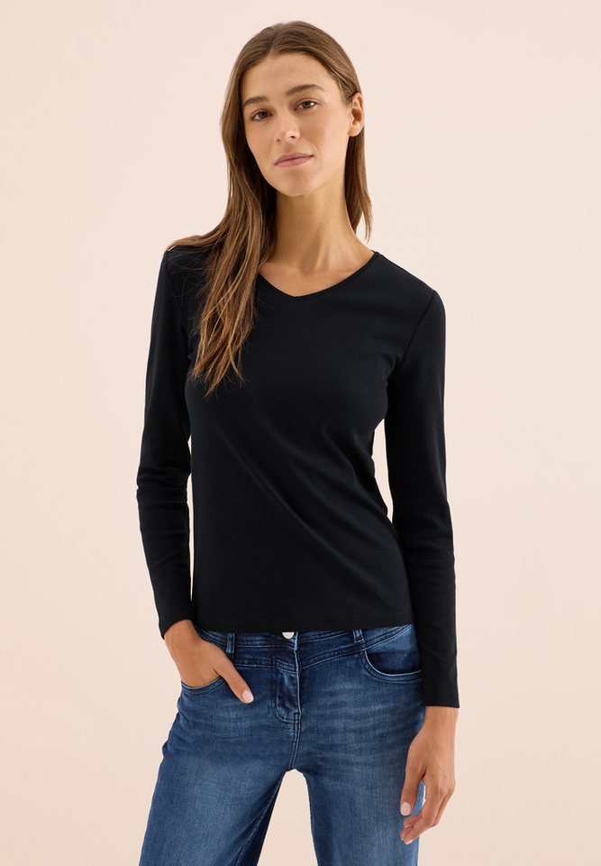 CECIL Langarmshirt aus reiner Baumwolle von CECIL