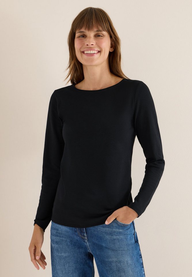 CECIL Langarmshirt aus reiner Baumwolle von CECIL