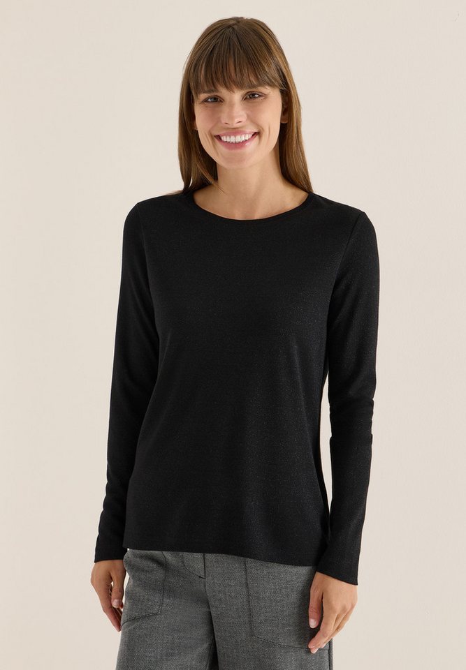 CECIL Langarmshirt im Glitzer-Look von CECIL