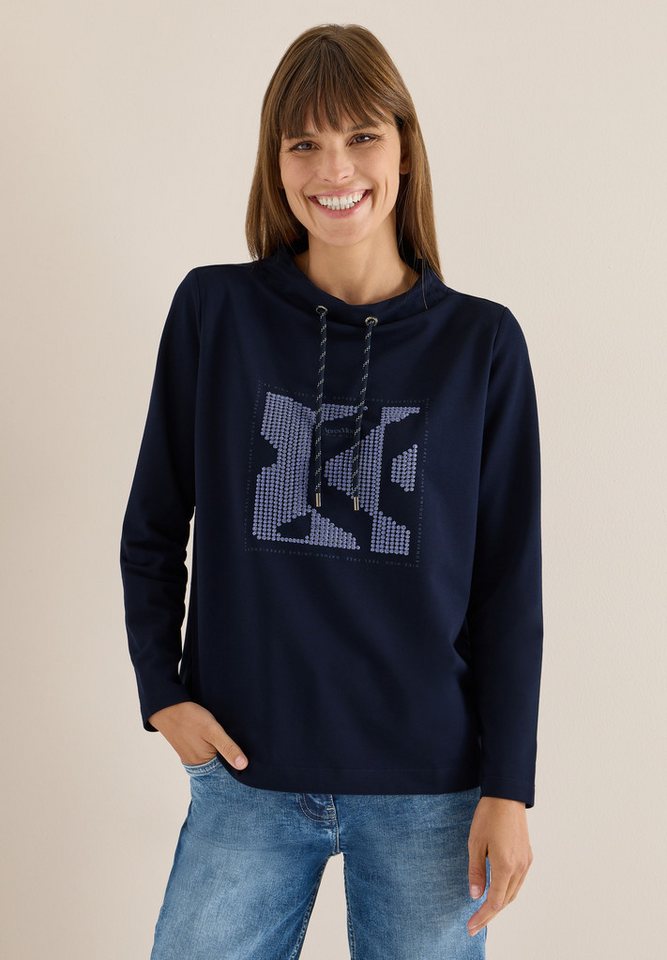 CECIL Langarmshirt mit Artwork von CECIL