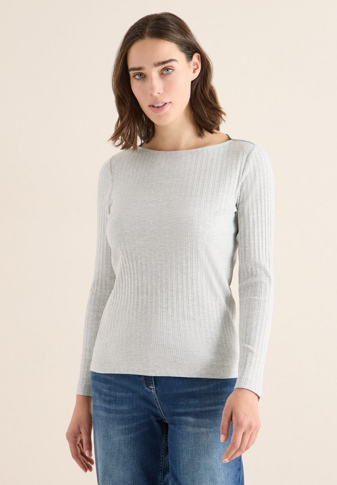 CECIL Langarmshirt mit U-Boot-Ausschnitt von CECIL