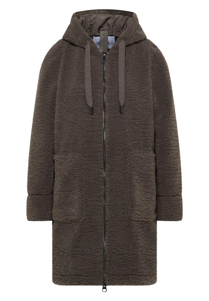 CECIL Langjacke TOS Long Teddy Coat w. hood von CECIL
