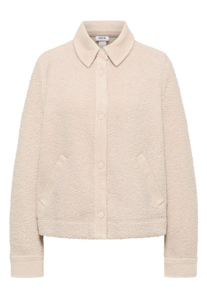 CECIL Longblazer Teddy-Cord mix Jacket von CECIL