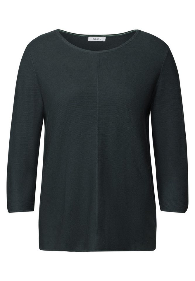 CECIL Longpullover TOS_Structured Round neck von CECIL