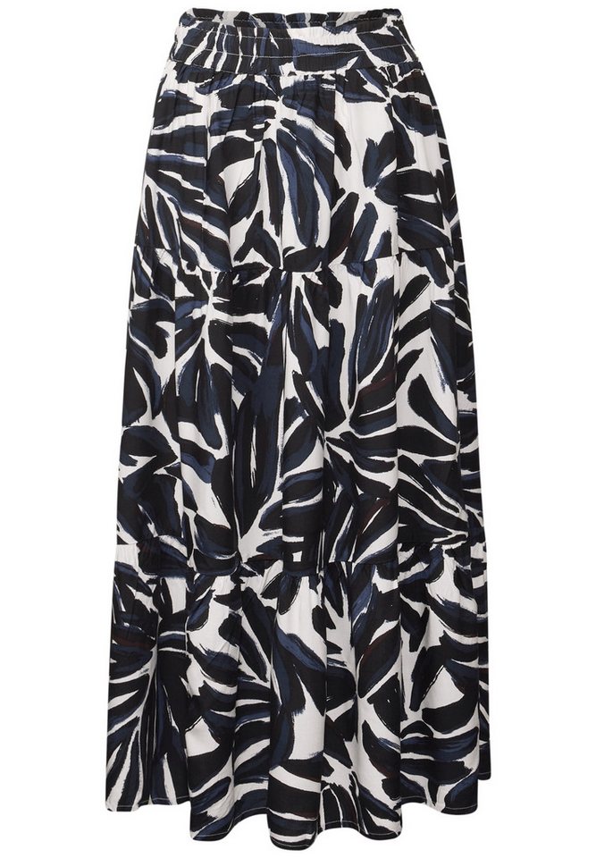 CECIL Maxirock - Damen Maxirock – Sommerrock mit Volants – Rock mit Muste von CECIL