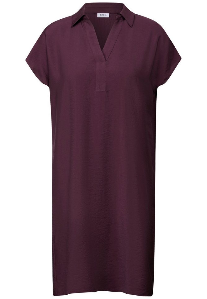 CECIL Midikleid Strukturkleid in Unifarbe (1-tlg) von CECIL