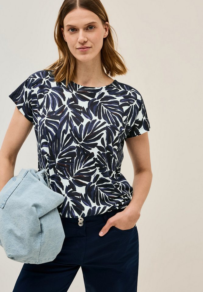 CECIL Print-Shirt mit Details in Ausbrenner-Optik von CECIL