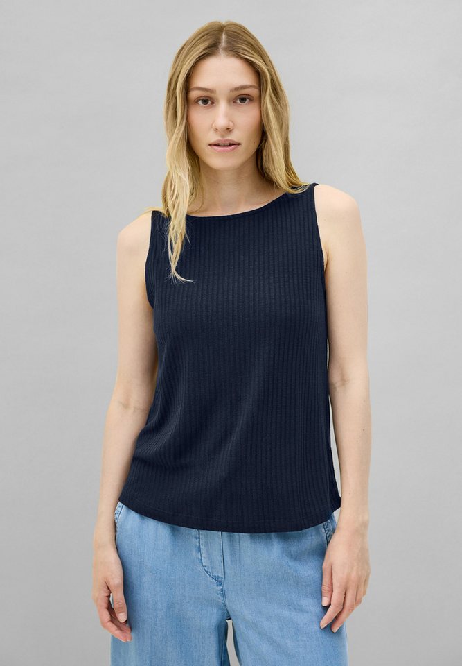 CECIL Ripptanktop aus elastischem Materialmix von CECIL