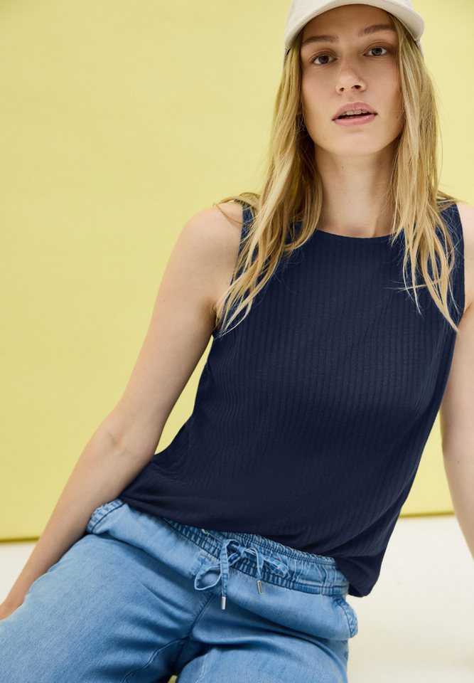 CECIL Ripptanktop mit U-Boot Ausschnitt von CECIL