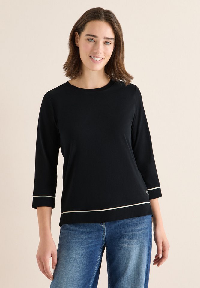 CECIL Rundhalsshirt Rundhalsausschnitt von CECIL