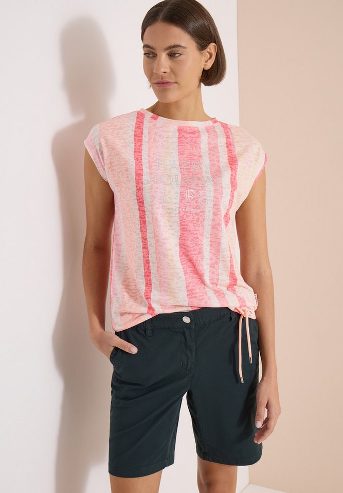 CECIL Print-Shirt im Streifen-Design von CECIL