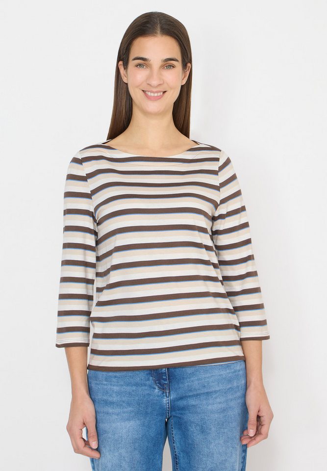 CECIL Rundhalsshirt mit U-Boot-Ausschnitt von CECIL