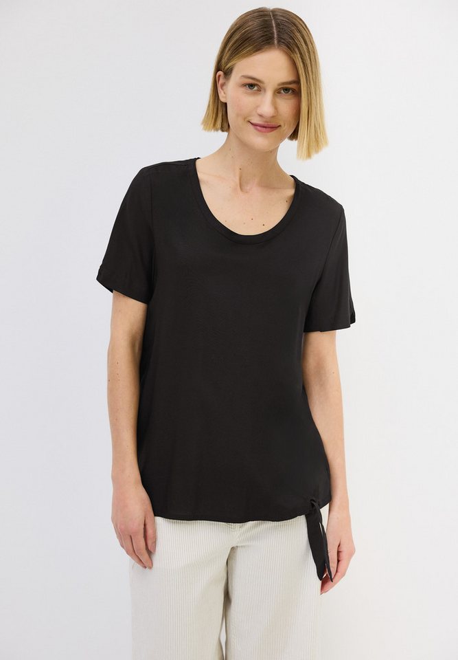 CECIL Shirtbluse Elastiksaum mit Knotendetail von CECIL