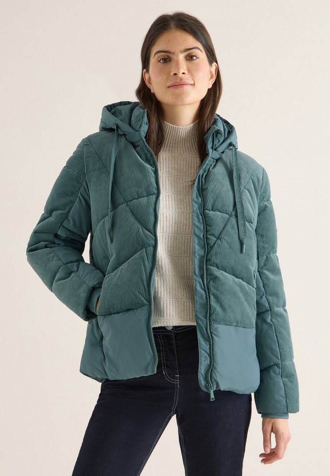 CECIL Steppjacke mit Kapuze mit Tunnelzugband von CECIL