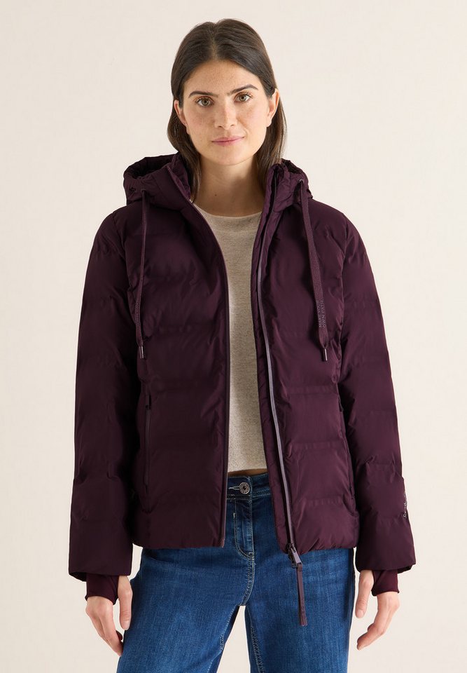 CECIL Steppjacke mit Kapuze mit Tunnelzugband von CECIL