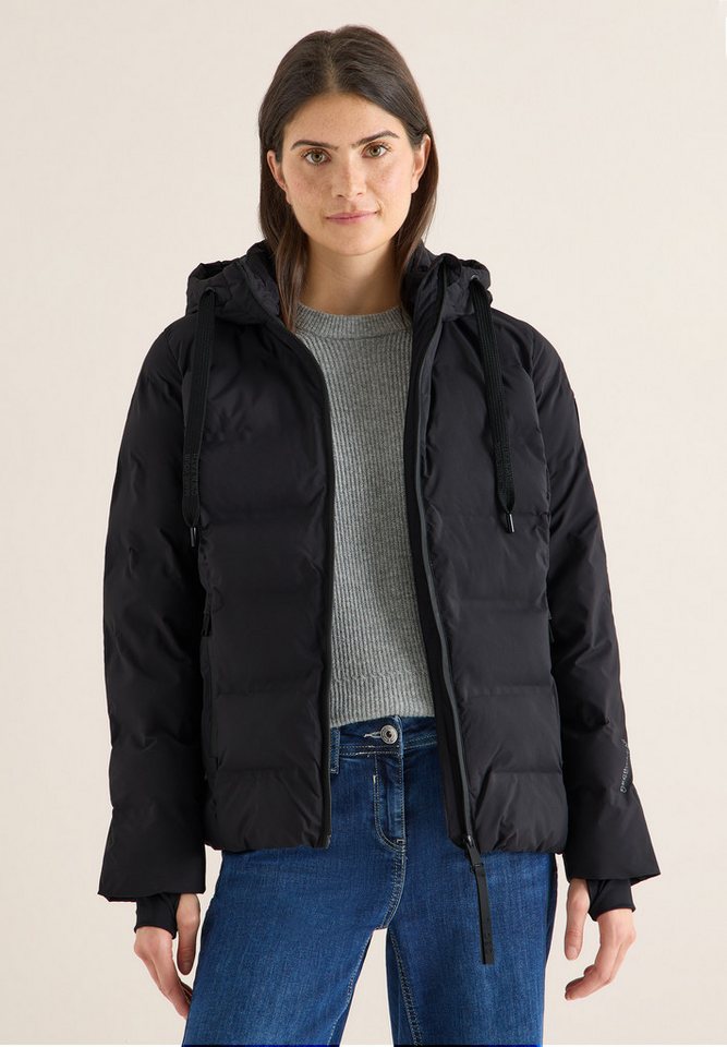 CECIL Steppjacke mit Kapuze mit Tunnelzugband von CECIL